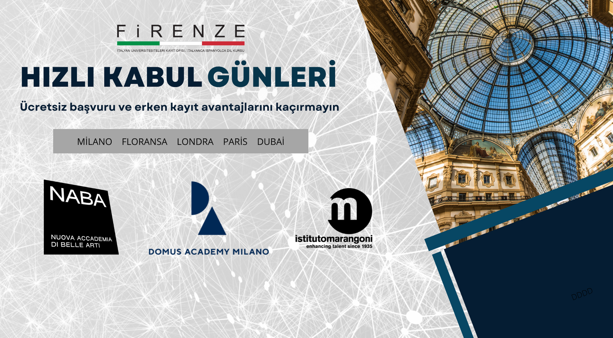 hızlı kabul günleri firenze eğitim